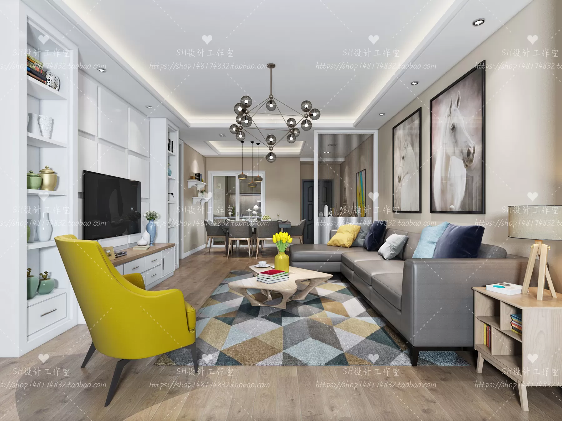 LIVING ROOM 3D SCENES – VRAY RENDER – 451 LIVING ROOM 3D SCENES – VRAY RENDER – 451