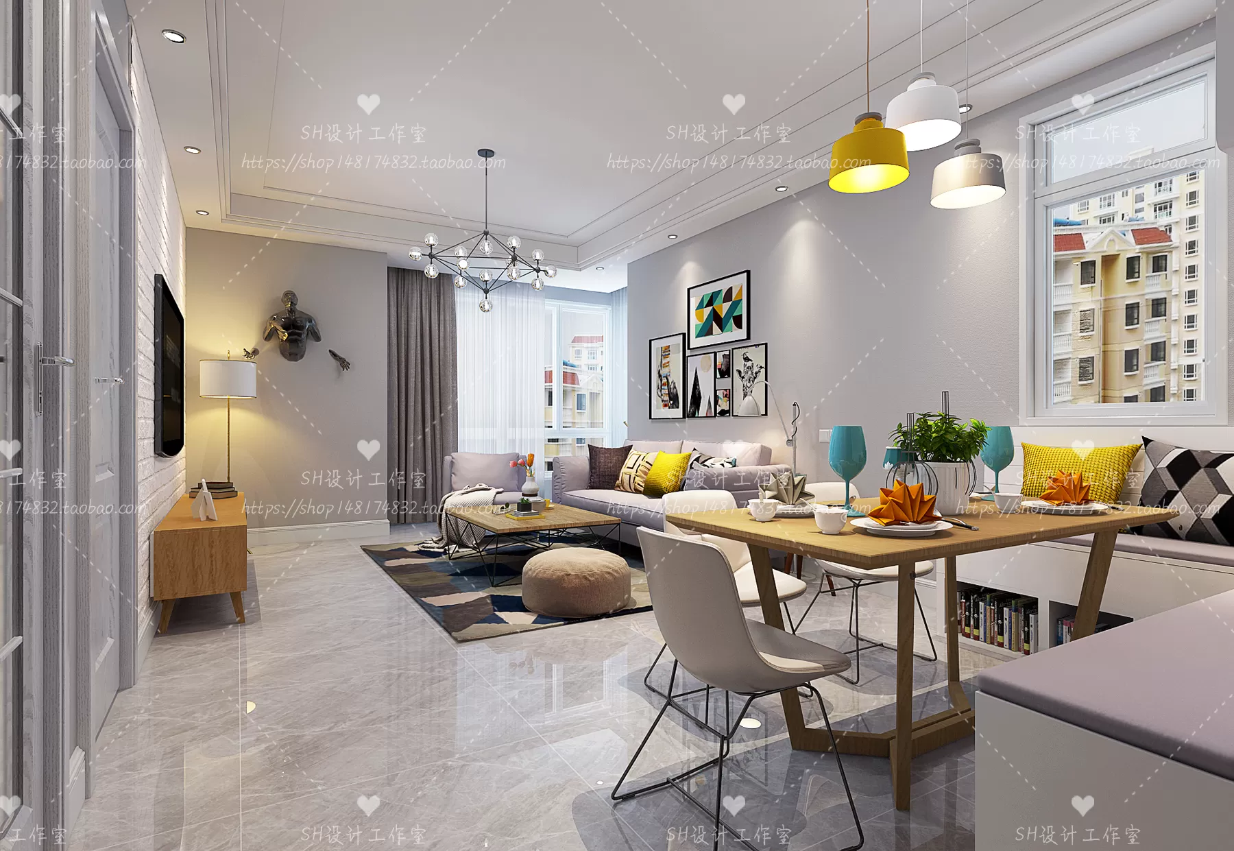 LIVING ROOM 3D SCENES – VRAY RENDER – 457 LIVING ROOM 3D SCENES – VRAY RENDER – 457