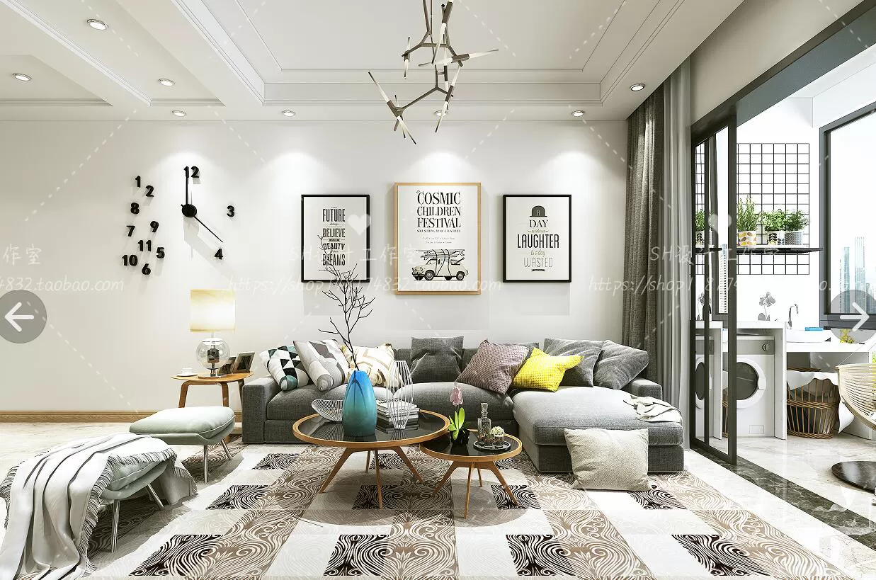 LIVING ROOM 3D SCENES – VRAY RENDER – 463 LIVING ROOM 3D SCENES – VRAY RENDER – 463