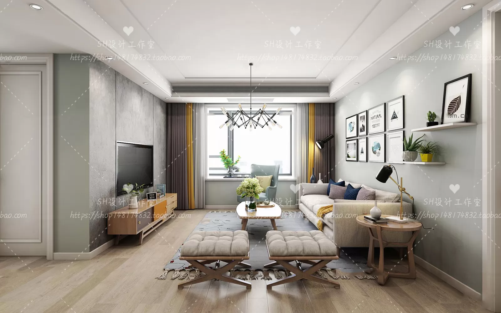 LIVING ROOM 3D SCENES – VRAY RENDER – 469 LIVING ROOM 3D SCENES – VRAY RENDER – 469