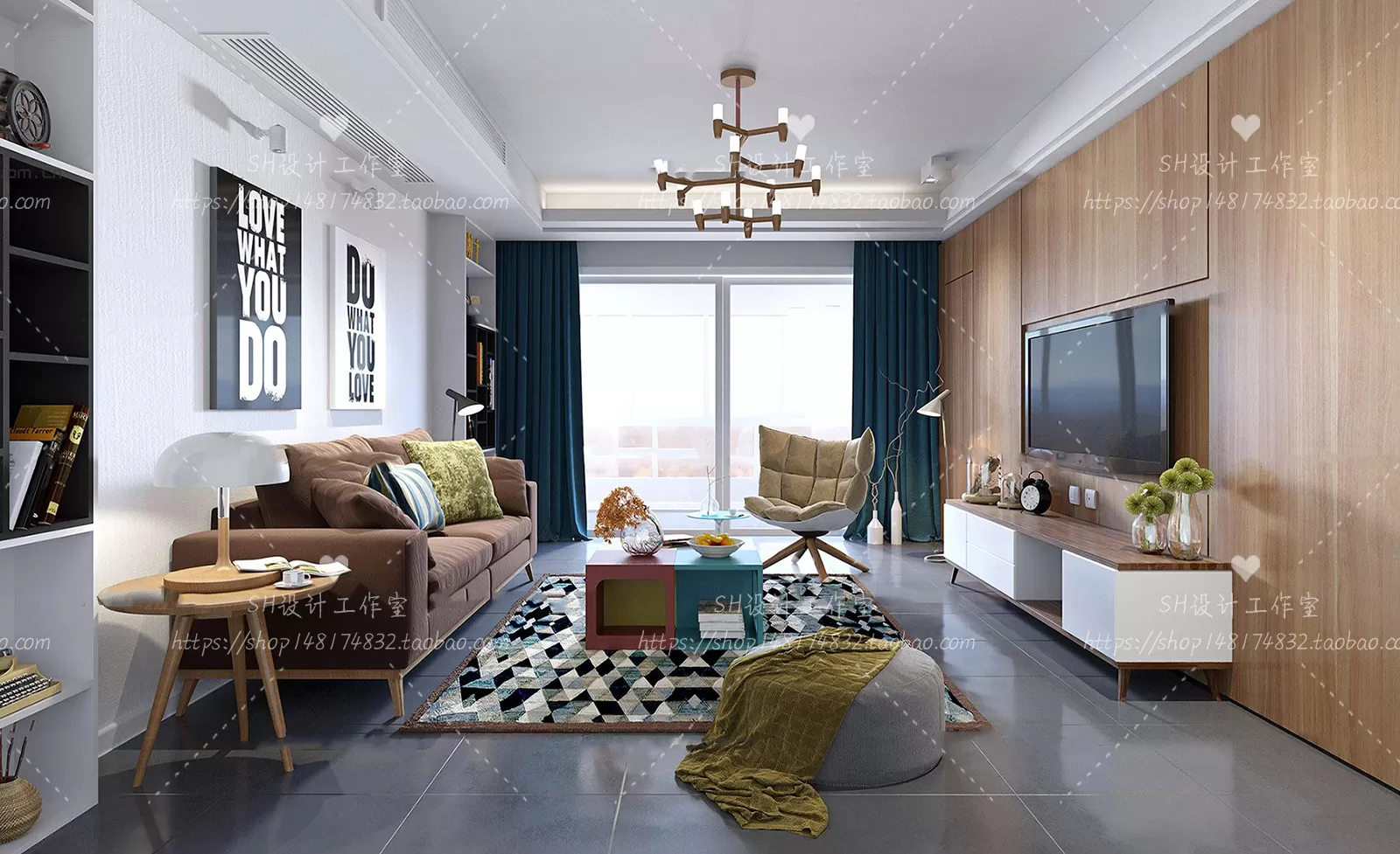 LIVING ROOM 3D SCENES – VRAY RENDER – 473 LIVING ROOM 3D SCENES – VRAY RENDER – 473