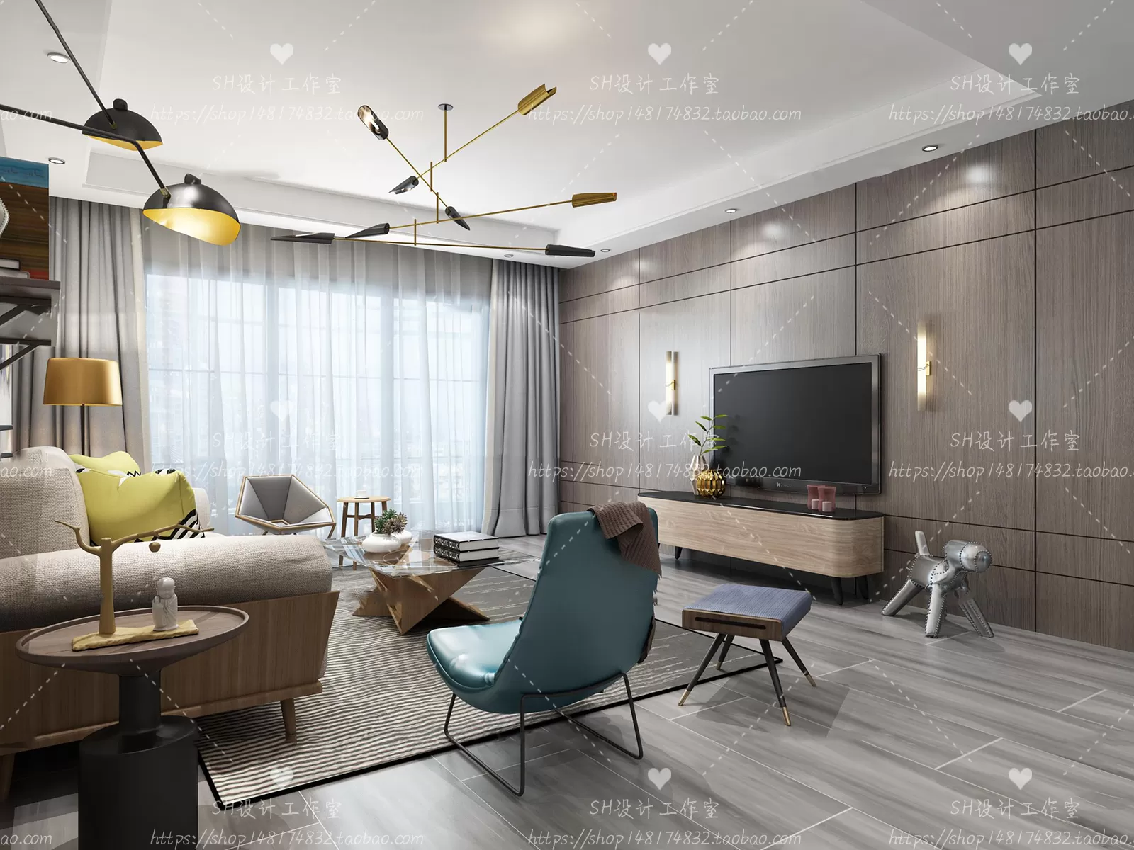 LIVING ROOM 3D SCENES – VRAY RENDER – 484 LIVING ROOM 3D SCENES – VRAY RENDER – 484
