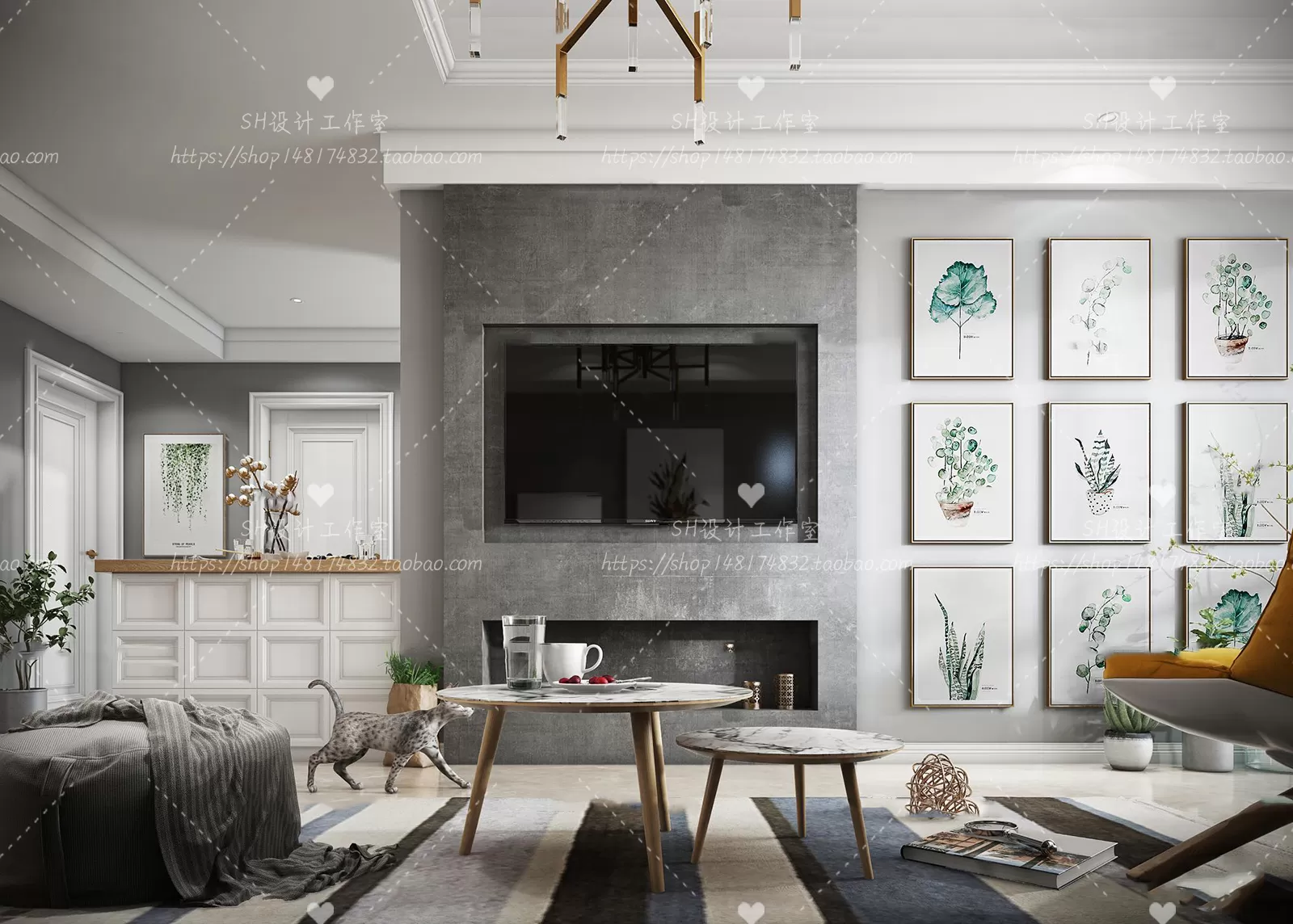 LIVING ROOM 3D SCENES – VRAY RENDER – 486 LIVING ROOM 3D SCENES – VRAY RENDER – 486