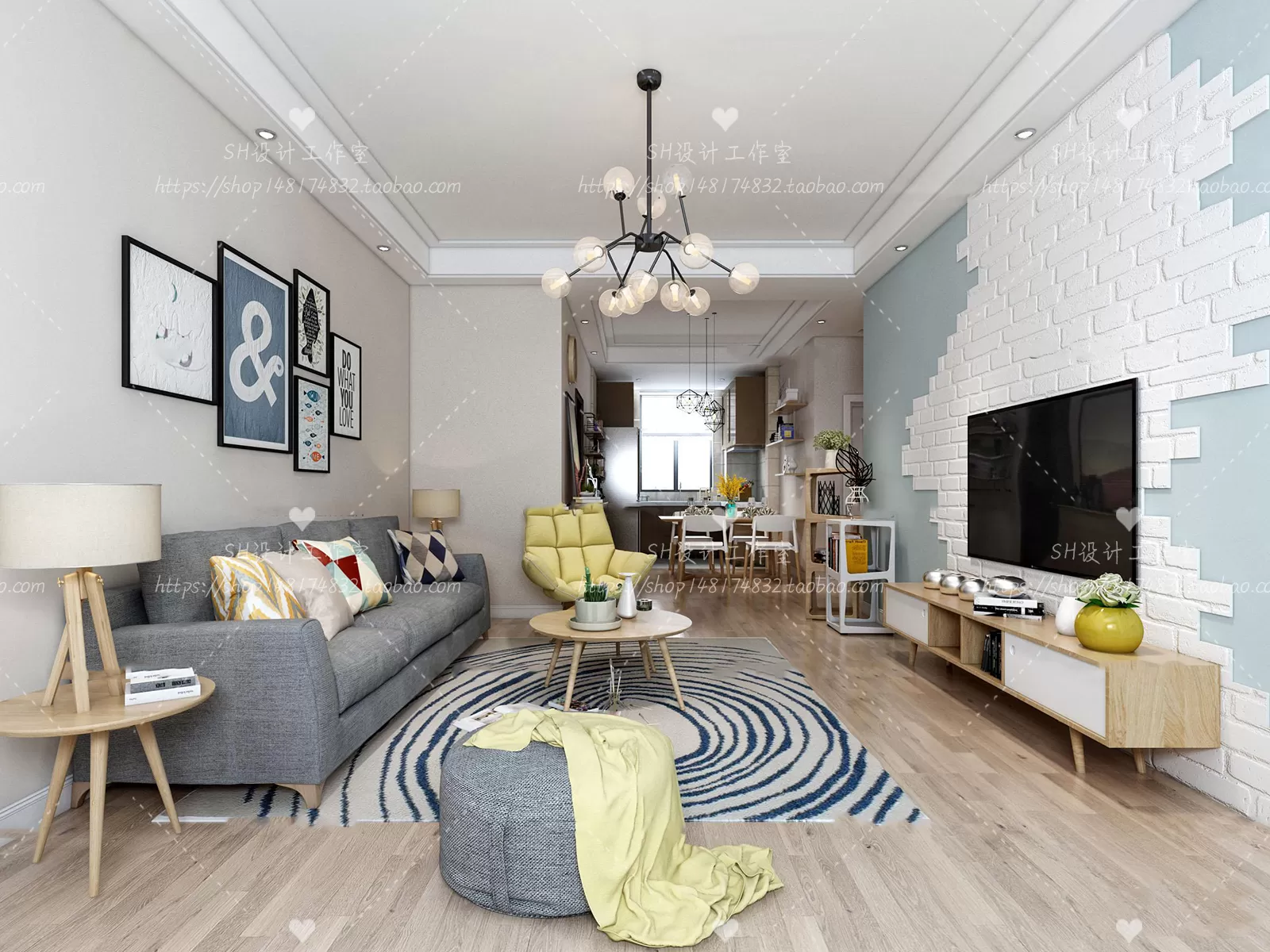 LIVING ROOM 3D SCENES – VRAY RENDER – 492 LIVING ROOM 3D SCENES – VRAY RENDER – 492