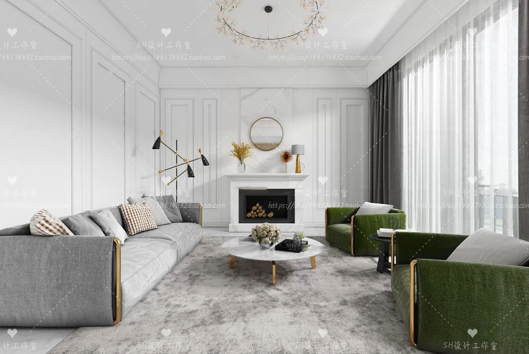 LIVING ROOM 3D SCENES – VRAY RENDER – 495 LIVING ROOM 3D SCENES – VRAY RENDER – 495