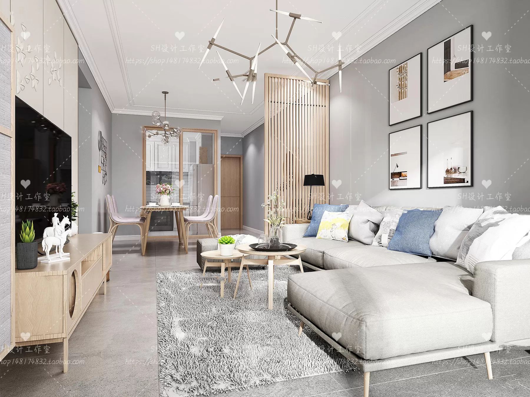 LIVING ROOM 3D SCENES – VRAY RENDER – 502 LIVING ROOM 3D SCENES – VRAY RENDER – 502