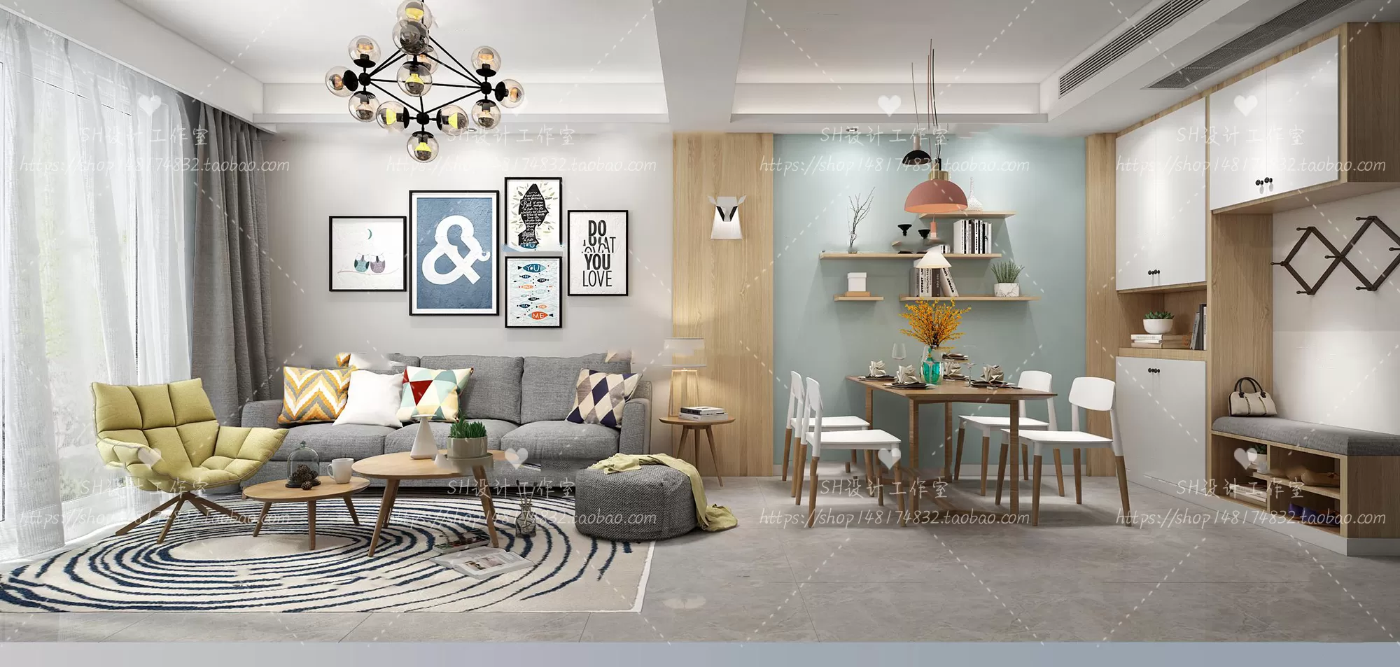 LIVING ROOM 3D SCENES – VRAY RENDER – 507 LIVING ROOM 3D SCENES – VRAY RENDER – 507