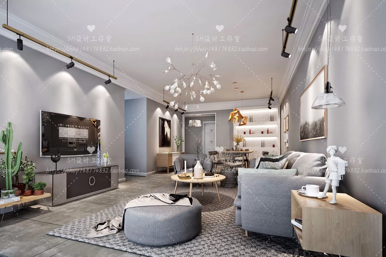 LIVING ROOM 3D SCENES – VRAY RENDER – 516 LIVING ROOM 3D SCENES – VRAY RENDER – 516