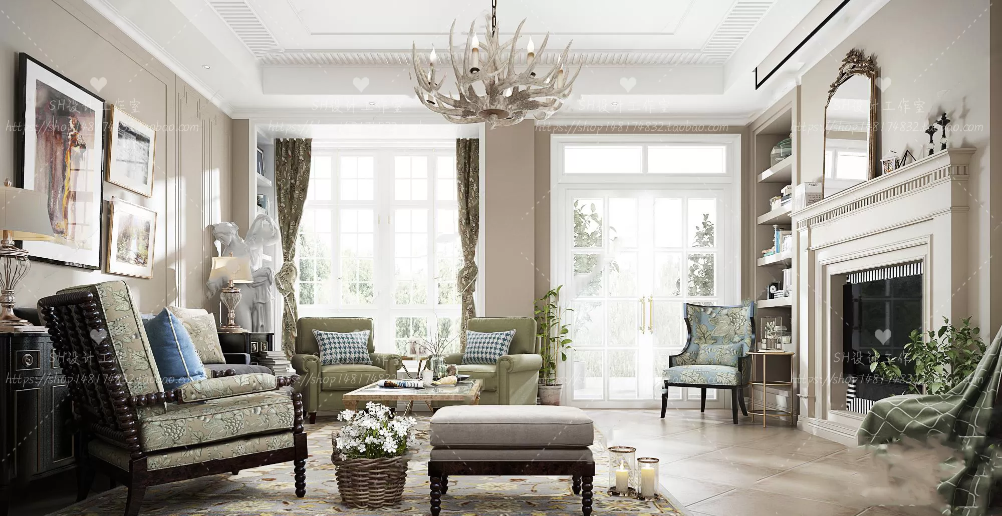 LIVING ROOM 3D SCENES – VRAY RENDER – 558 LIVING ROOM 3D SCENES – VRAY RENDER – 558