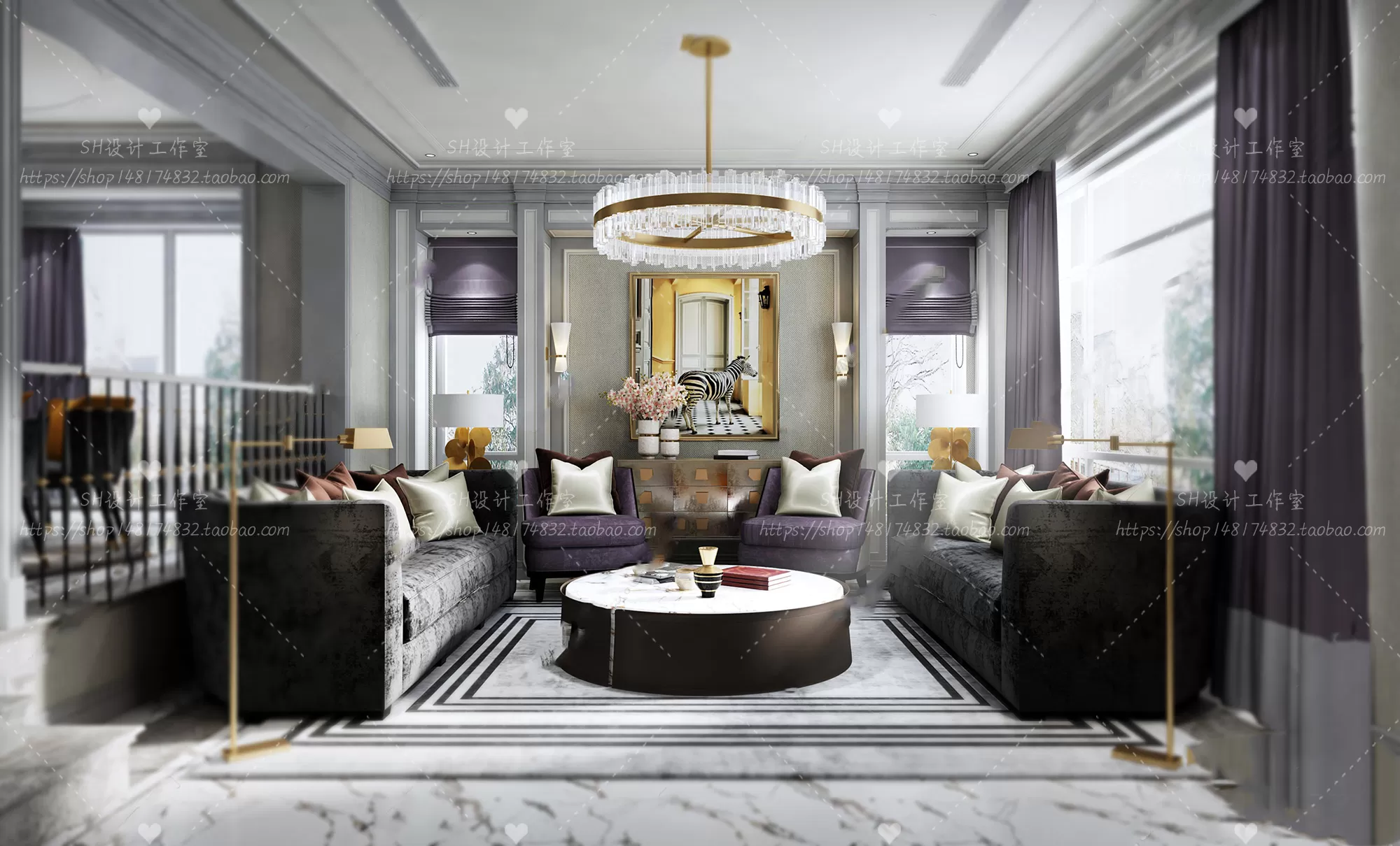 LIVING ROOM 3D SCENES – VRAY RENDER – 569 LIVING ROOM 3D SCENES – VRAY RENDER – 569