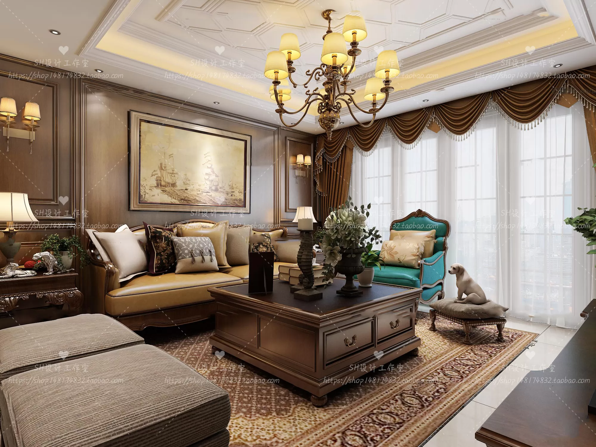 LIVING ROOM 3D SCENES – VRAY RENDER – 570 LIVING ROOM 3D SCENES – VRAY RENDER – 570