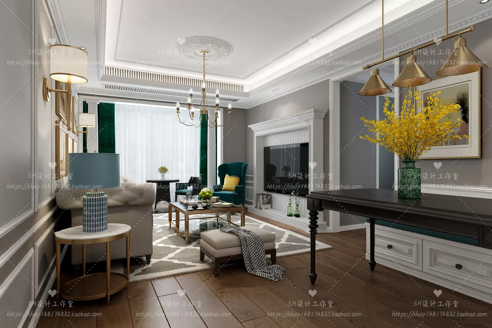 LIVING ROOM 3D SCENES – VRAY RENDER – 585 LIVING ROOM 3D SCENES – VRAY RENDER – 585