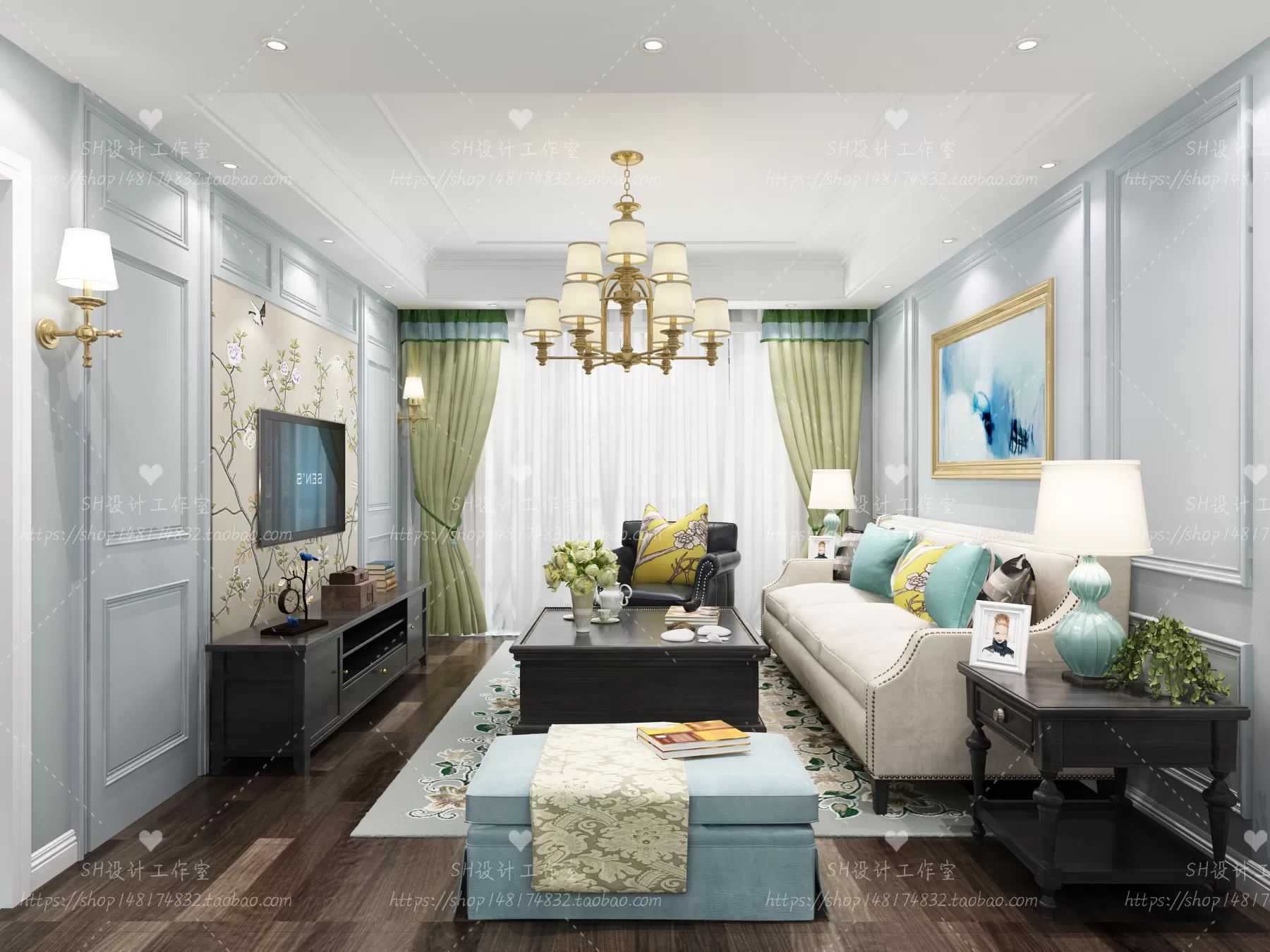 LIVING ROOM 3D SCENES – VRAY RENDER – 586 LIVING ROOM 3D SCENES – VRAY RENDER – 586