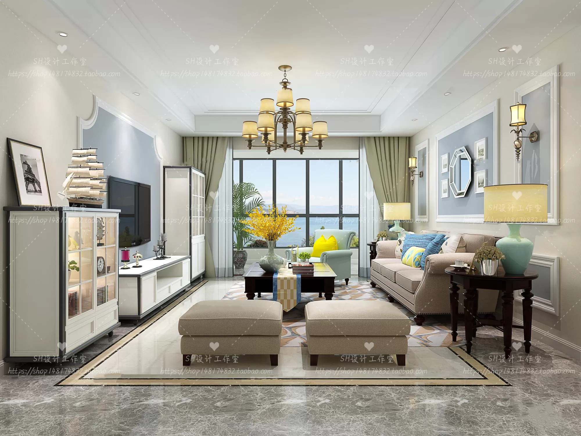 LIVING ROOM 3D SCENES – VRAY RENDER – 587 LIVING ROOM 3D SCENES – VRAY RENDER – 587