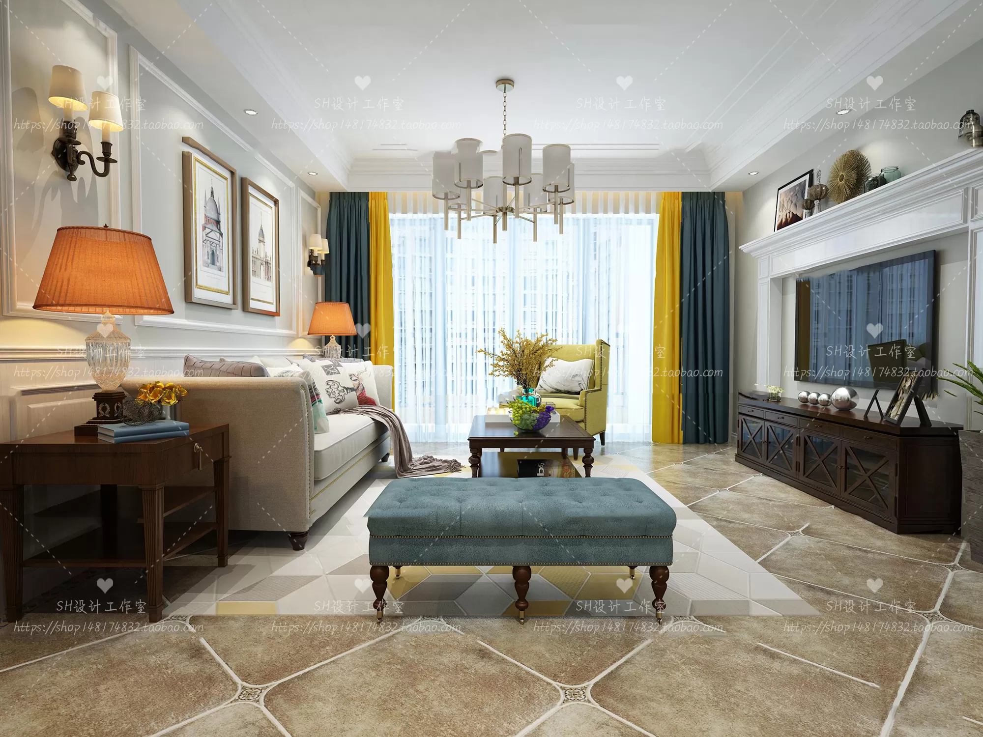 LIVING ROOM 3D SCENES – VRAY RENDER – 590 LIVING ROOM 3D SCENES – VRAY RENDER – 590