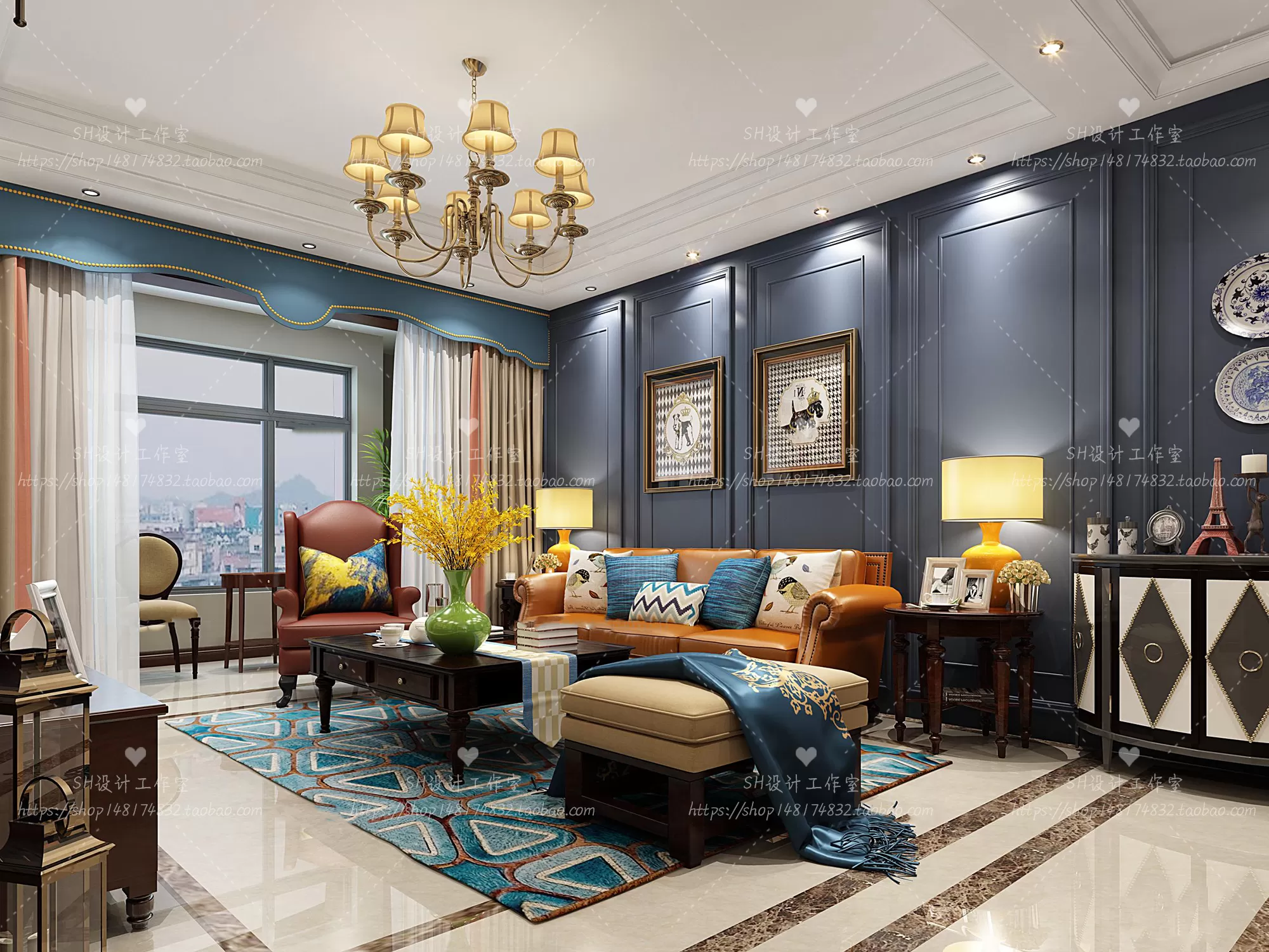 LIVING ROOM 3D SCENES – VRAY RENDER – 595 LIVING ROOM 3D SCENES – VRAY RENDER – 595