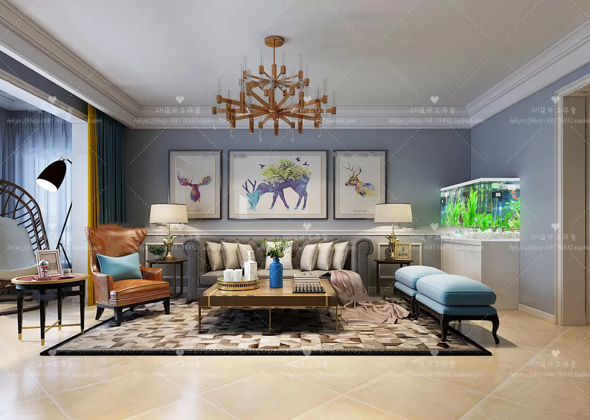 LIVING ROOM 3D SCENES – VRAY RENDER – 609 LIVING ROOM 3D SCENES – VRAY RENDER – 609