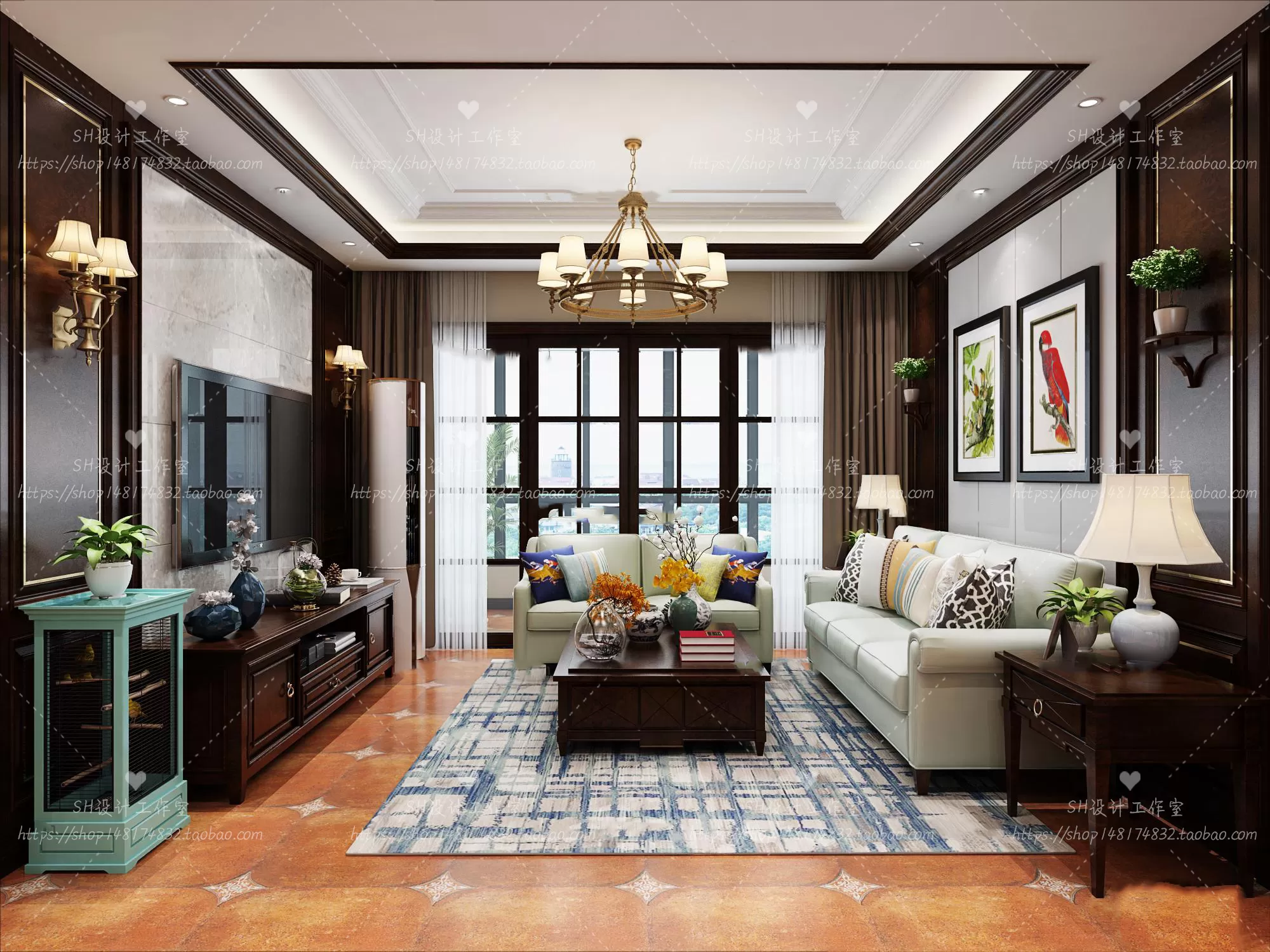 LIVING ROOM 3D SCENES – VRAY RENDER – 610 LIVING ROOM 3D SCENES – VRAY RENDER – 610