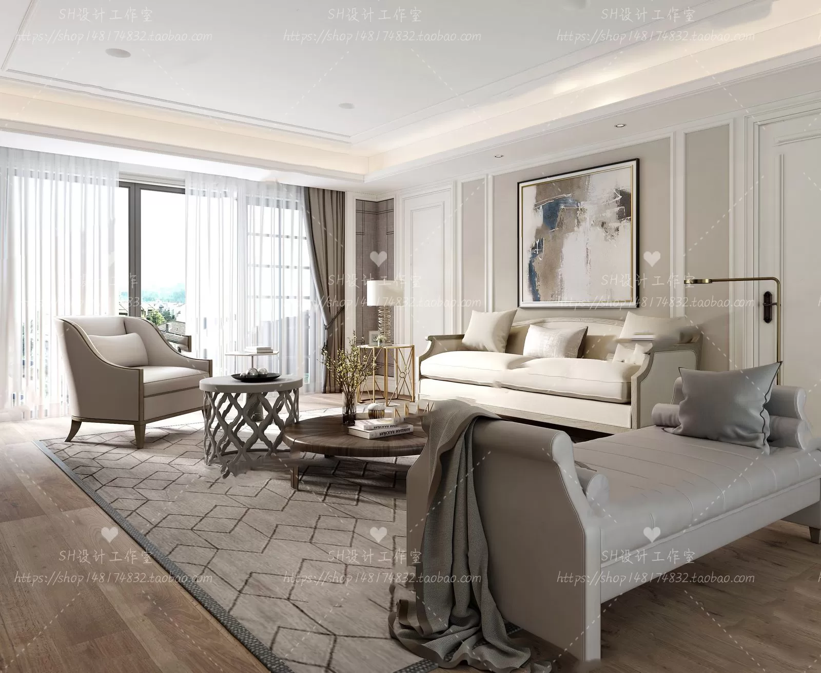 LIVING ROOM 3D SCENES – VRAY RENDER – 617 LIVING ROOM 3D SCENES – VRAY RENDER – 617