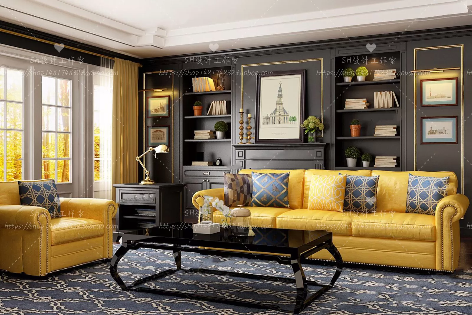 LIVING ROOM 3D SCENES – VRAY RENDER – 624 LIVING ROOM 3D SCENES – VRAY RENDER – 624