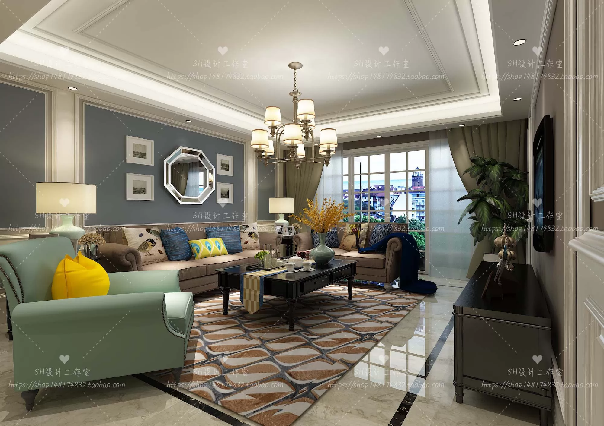 LIVING ROOM 3D SCENES – VRAY RENDER – 627 LIVING ROOM 3D SCENES – VRAY RENDER – 627