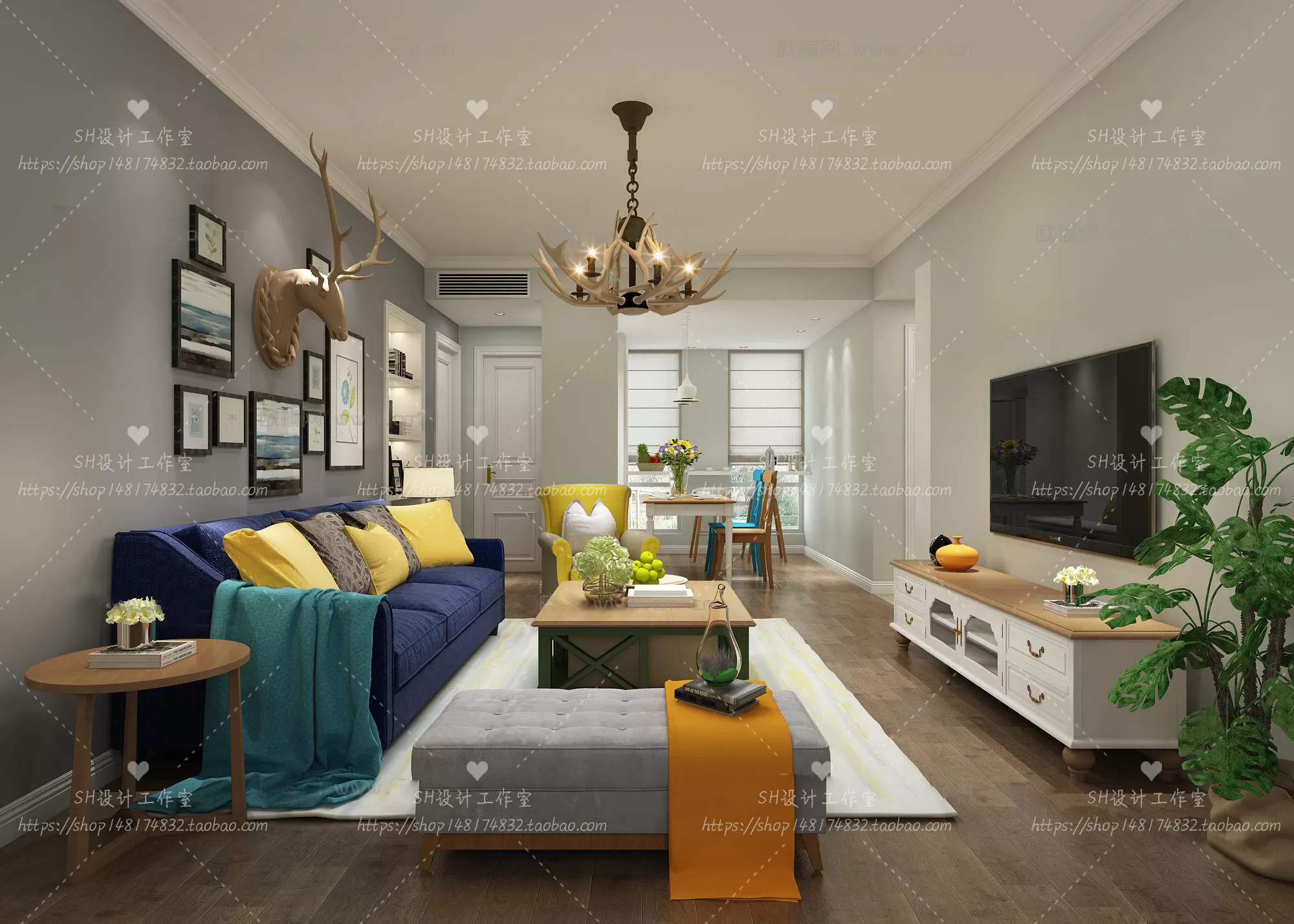 LIVING ROOM 3D SCENES – VRAY RENDER – 628 LIVING ROOM 3D SCENES – VRAY RENDER – 628