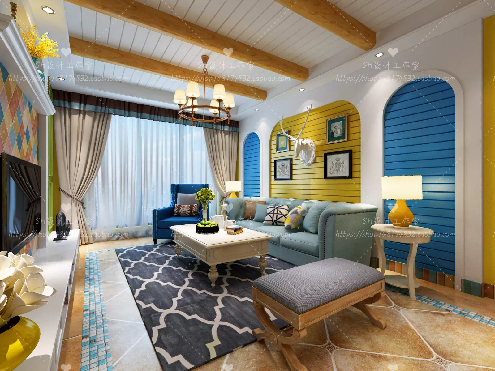 LIVING ROOM 3D SCENES – VRAY RENDER – 629 LIVING ROOM 3D SCENES – VRAY RENDER – 629