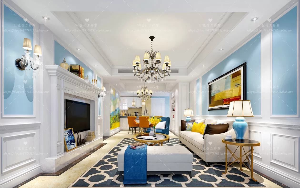 LIVING ROOM 3D SCENES – VRAY RENDER – 631 LIVING ROOM 3D SCENES – VRAY RENDER – 631