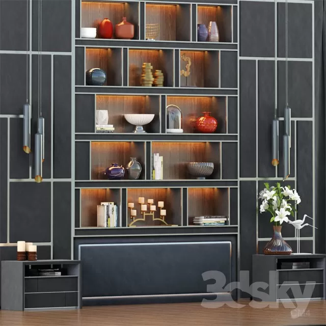 3DSKYMODEL – Shelf – Wardrobe – 96
