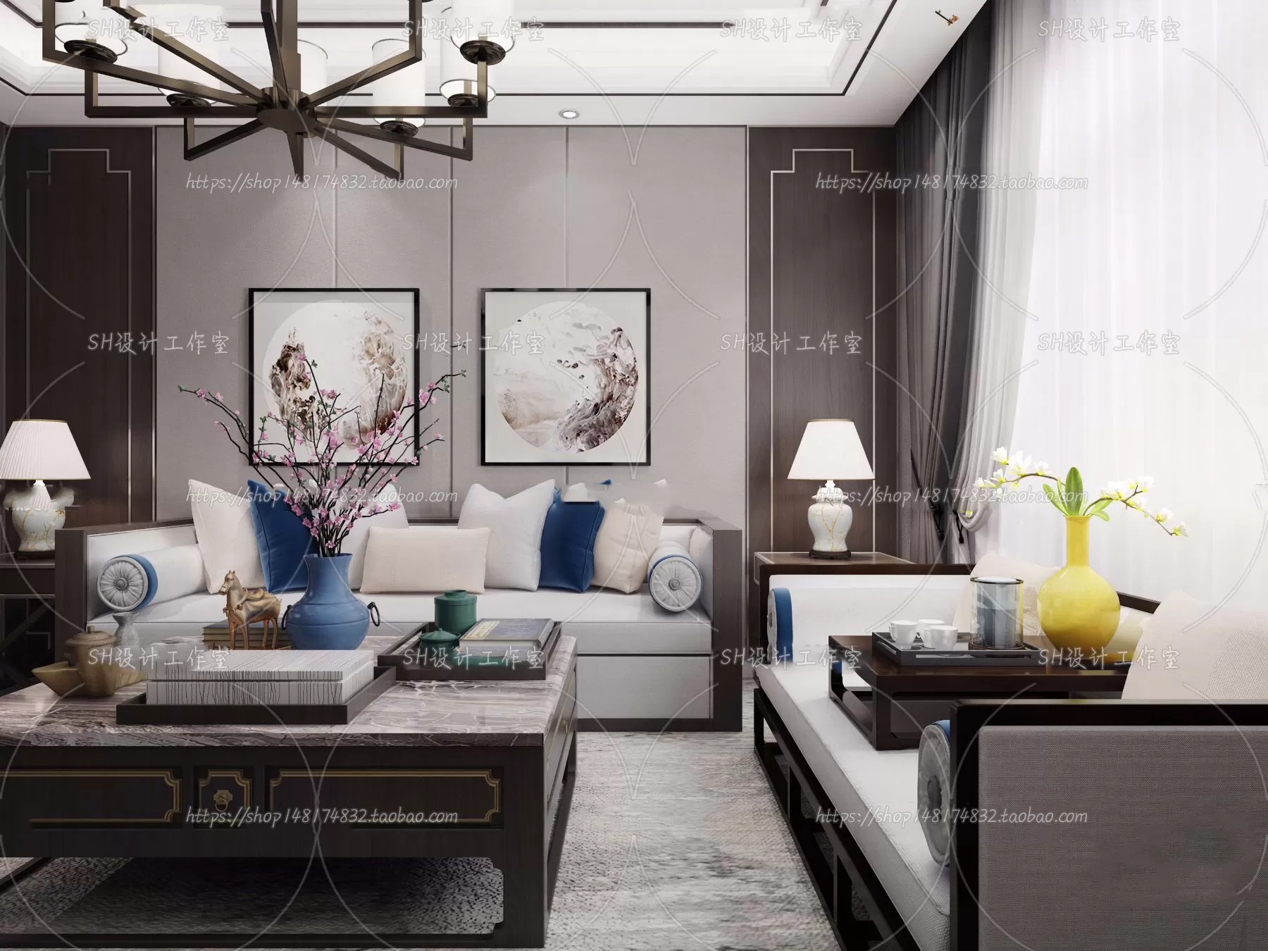 LIVING ROOM 3D SCENES – VRAY RENDER – 644 LIVING ROOM 3D SCENES – VRAY RENDER – 644