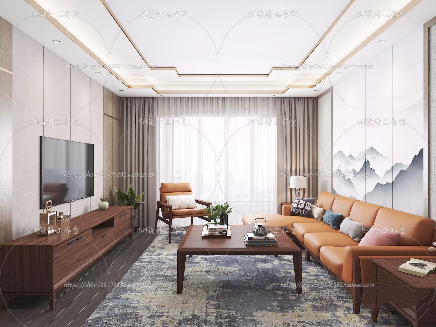 LIVING ROOM 3D SCENES – VRAY RENDER – 655 LIVING ROOM 3D SCENES – VRAY RENDER – 655