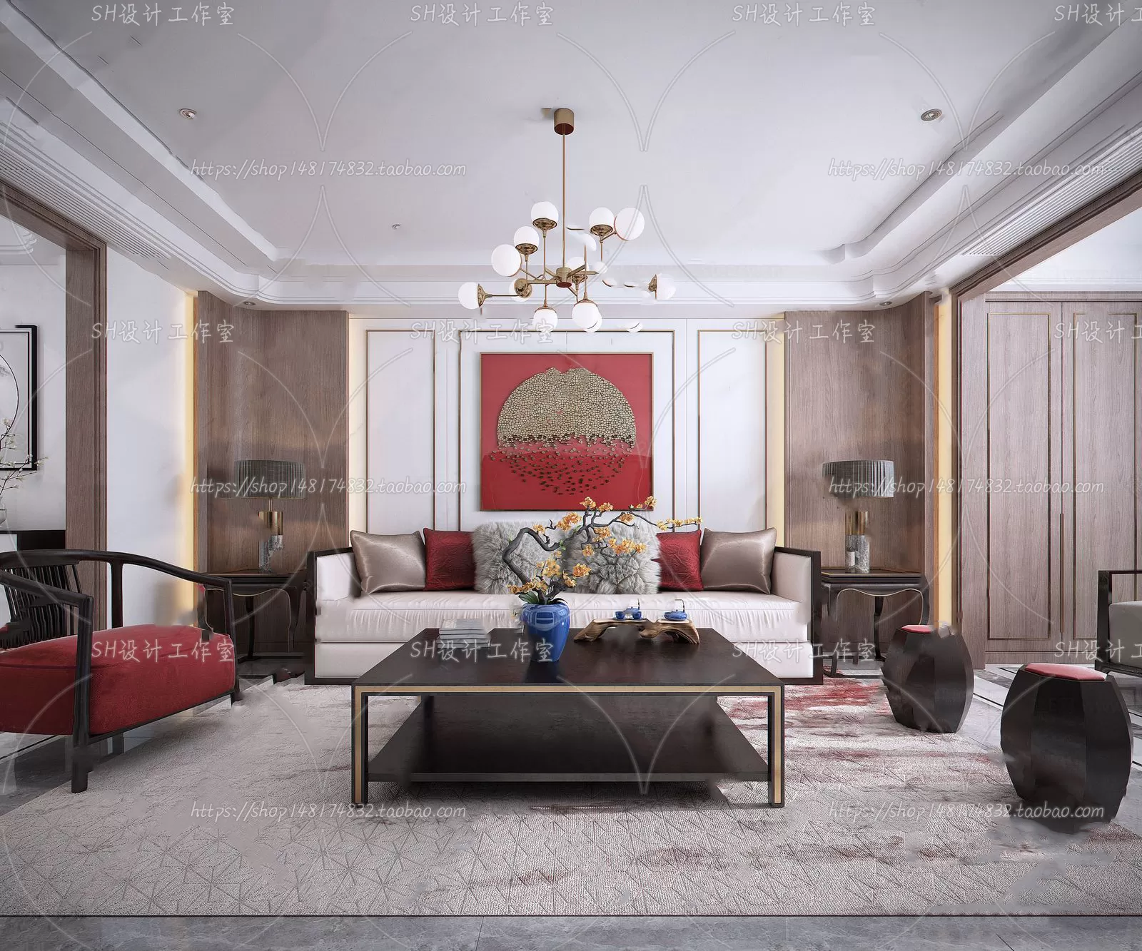 LIVING ROOM 3D SCENES – VRAY RENDER – 686 LIVING ROOM 3D SCENES – VRAY RENDER – 686