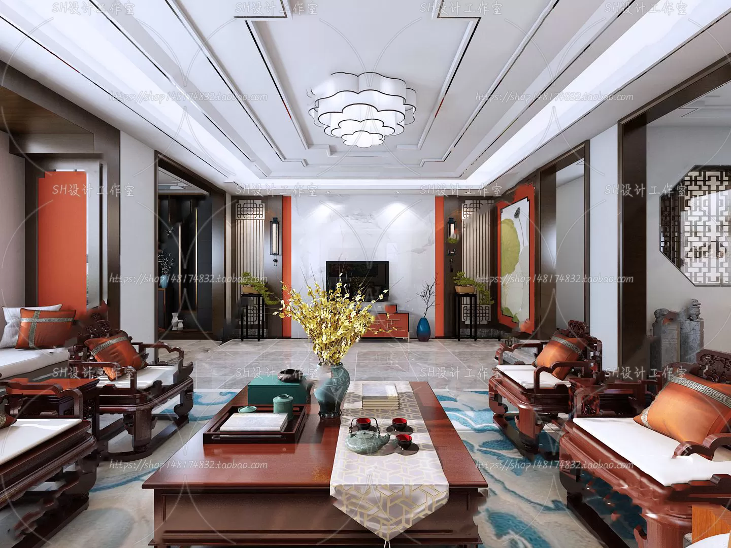 LIVING ROOM 3D SCENES – VRAY RENDER – 688 LIVING ROOM 3D SCENES – VRAY RENDER – 688