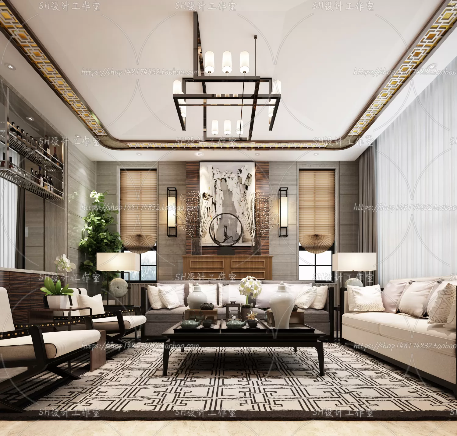 LIVING ROOM 3D SCENES – VRAY RENDER – 694 LIVING ROOM 3D SCENES – VRAY RENDER – 694