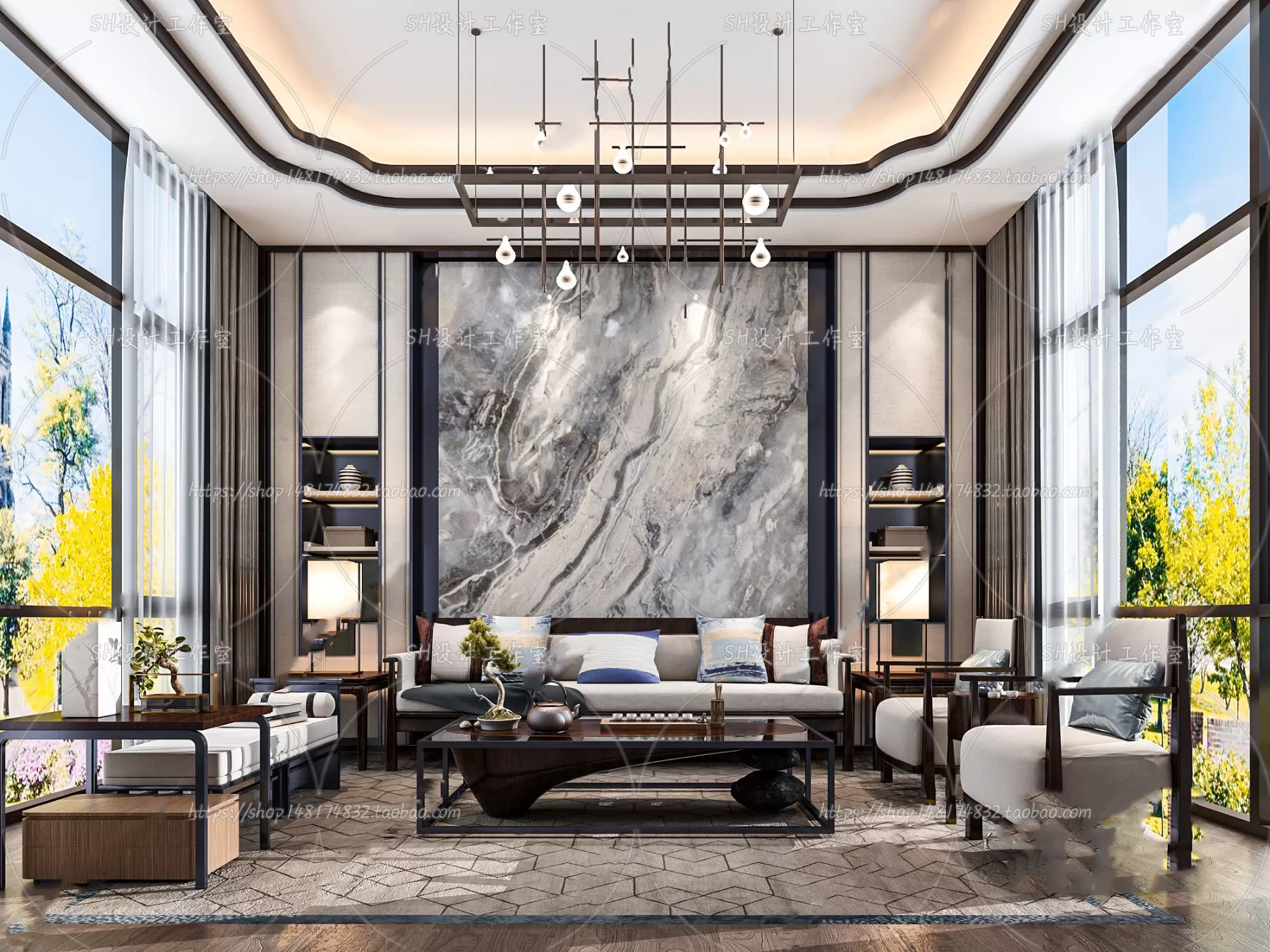 LIVING ROOM 3D SCENES – VRAY RENDER – 701 LIVING ROOM 3D SCENES – VRAY RENDER – 701