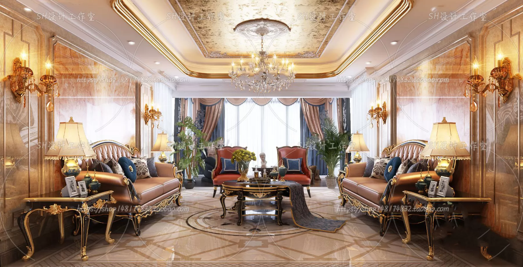 LIVING ROOM 3D SCENES – VRAY RENDER – 708 LIVING ROOM 3D SCENES – VRAY RENDER – 708