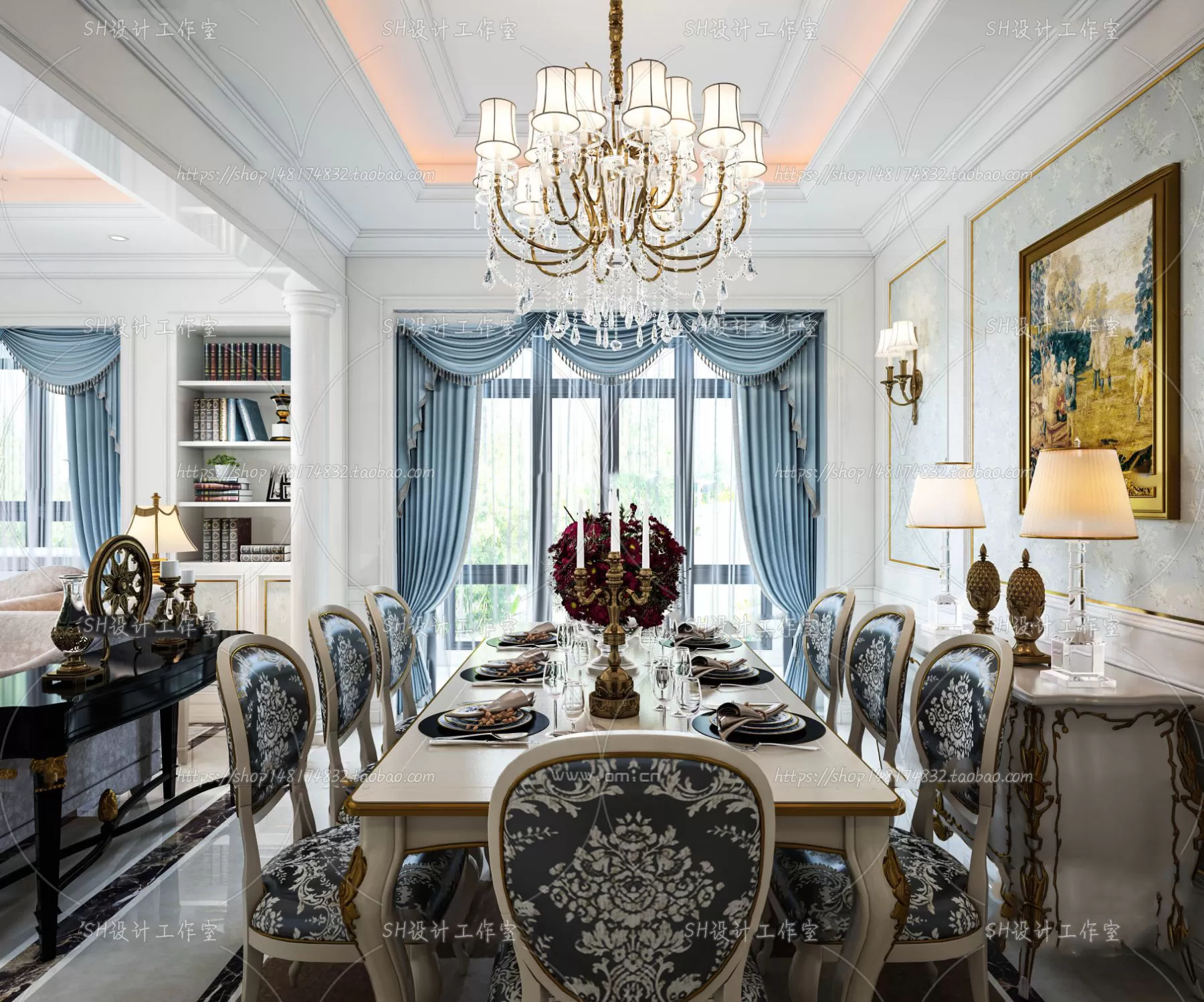 LIVING ROOM 3D SCENES – VRAY RENDER – 724 LIVING ROOM 3D SCENES – VRAY RENDER – 724