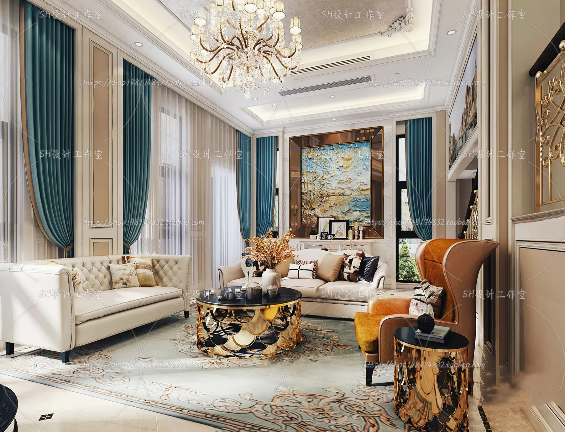 LIVING ROOM 3D SCENES – VRAY RENDER – 726 LIVING ROOM 3D SCENES – VRAY RENDER – 726