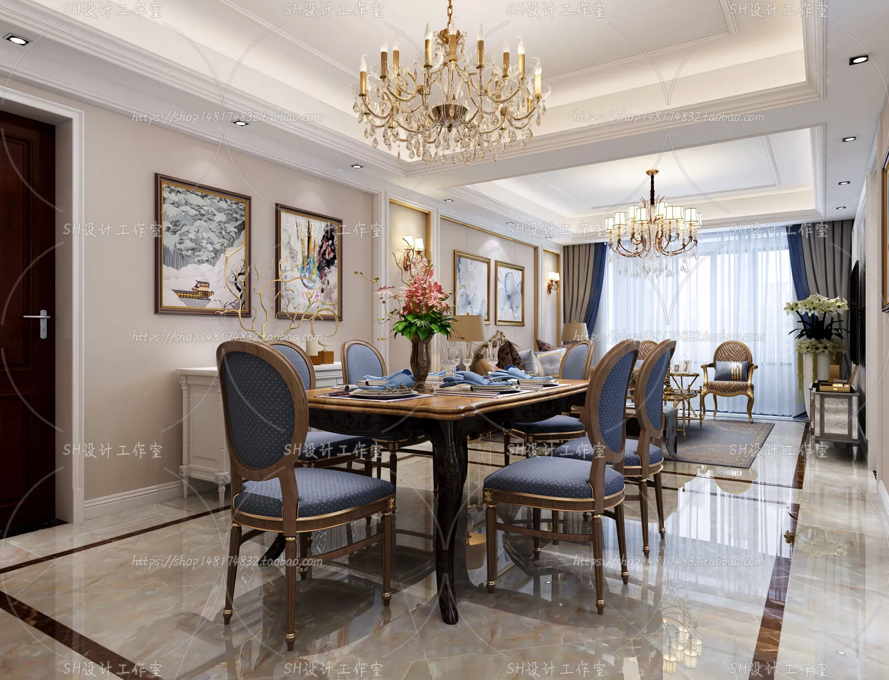 LIVING ROOM 3D SCENES – VRAY RENDER – 740 LIVING ROOM 3D SCENES – VRAY RENDER – 740