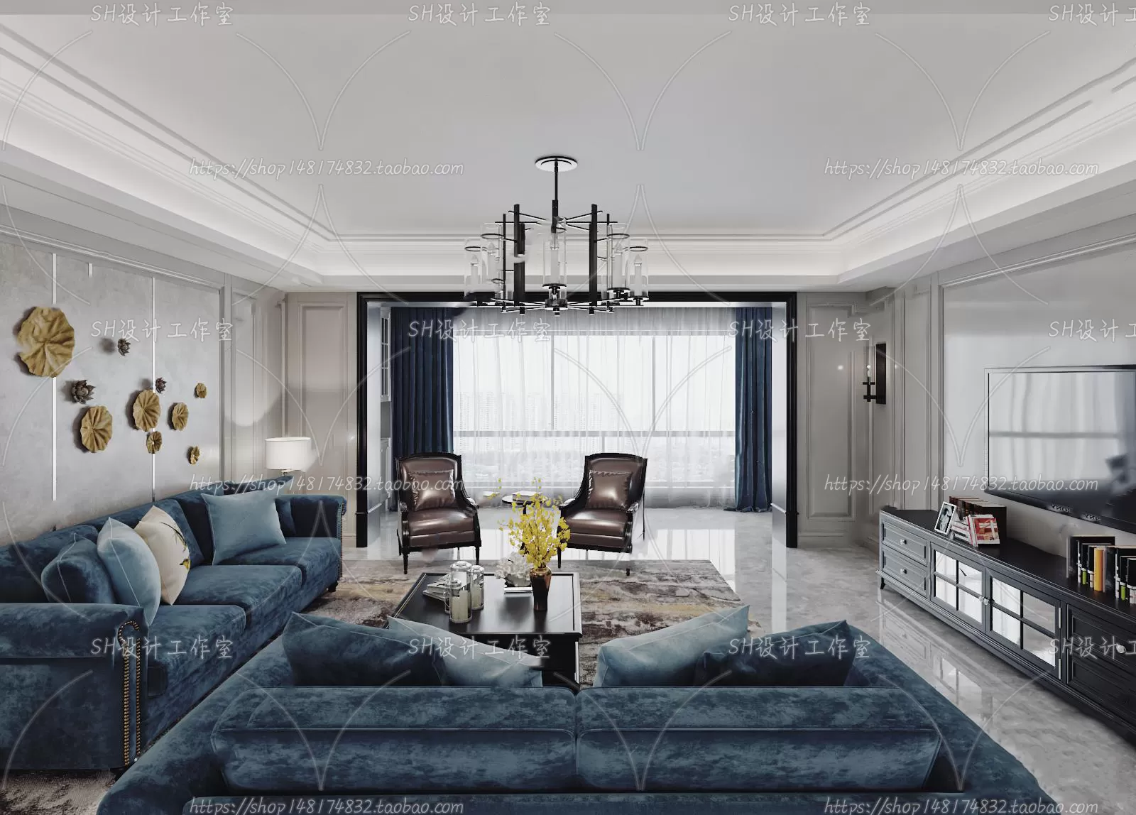 LIVING ROOM 3D SCENES – VRAY RENDER – 746 LIVING ROOM 3D SCENES – VRAY RENDER – 746