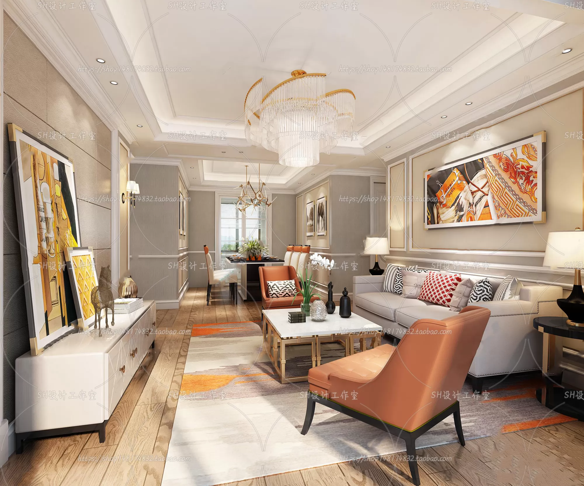 LIVING ROOM 3D SCENES – VRAY RENDER – 749 LIVING ROOM 3D SCENES – VRAY RENDER – 749