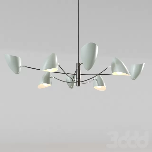Aluminium Bullet Chandelier by David Weeks Studio – 205573