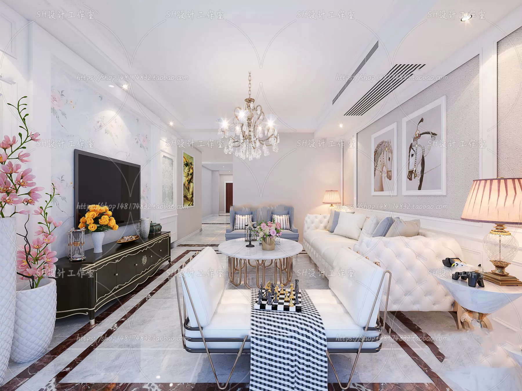 LIVING ROOM 3D SCENES – VRAY RENDER – 756 LIVING ROOM 3D SCENES – VRAY RENDER – 756