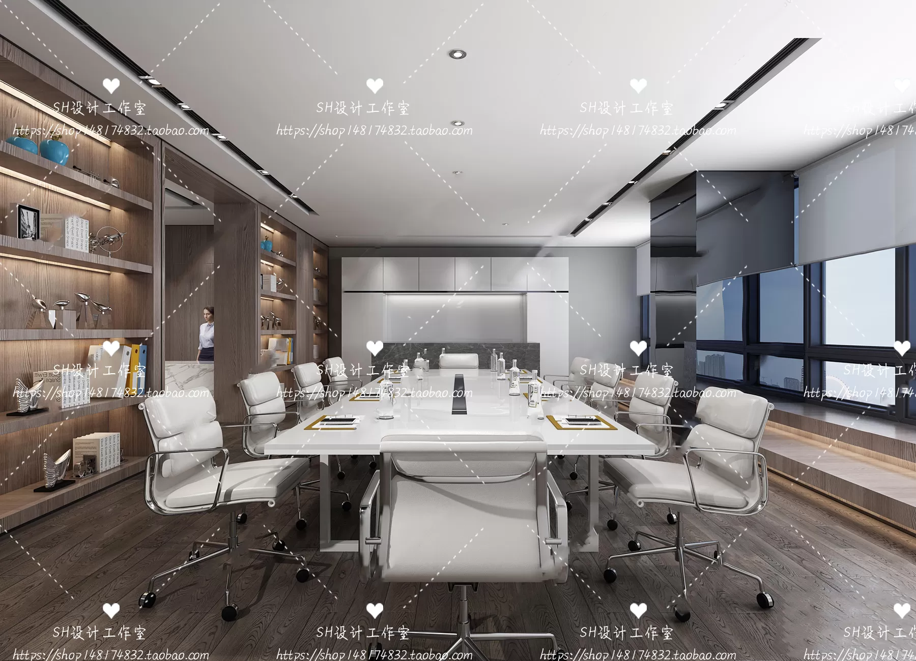 MEETING ROOM 3D SCENES – VRAY RENDER – 25