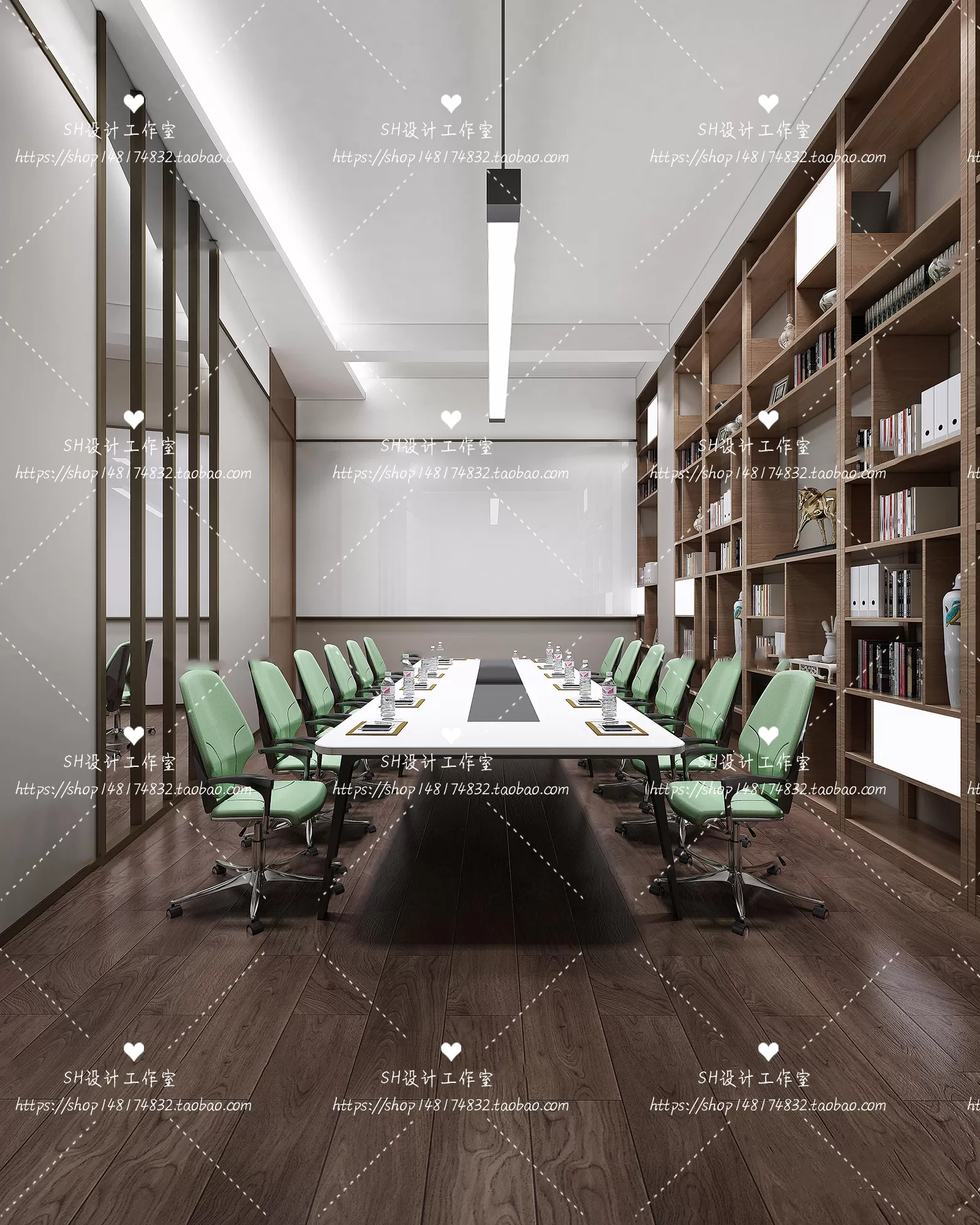 MEETING ROOM 3D SCENES – VRAY RENDER – 37