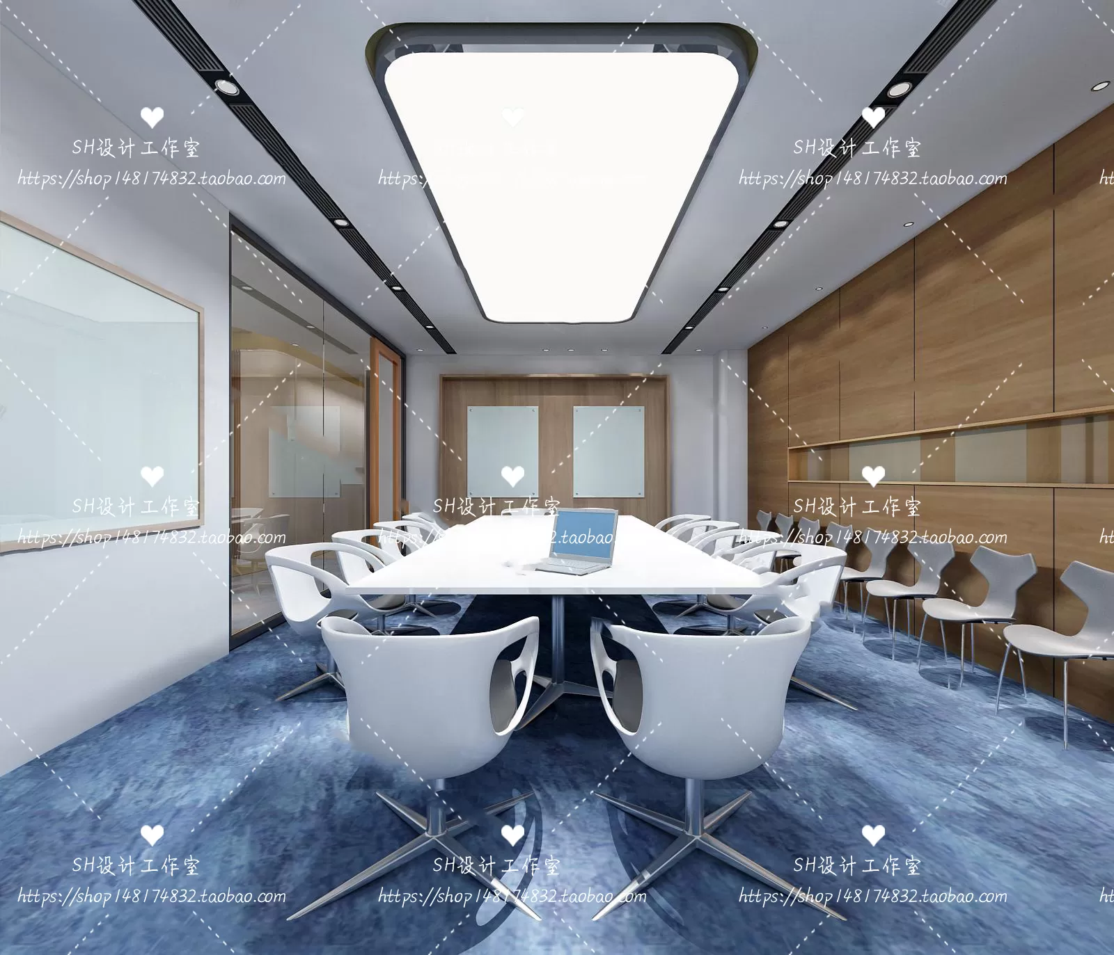 MEETING ROOM 3D SCENES – VRAY RENDER – 48