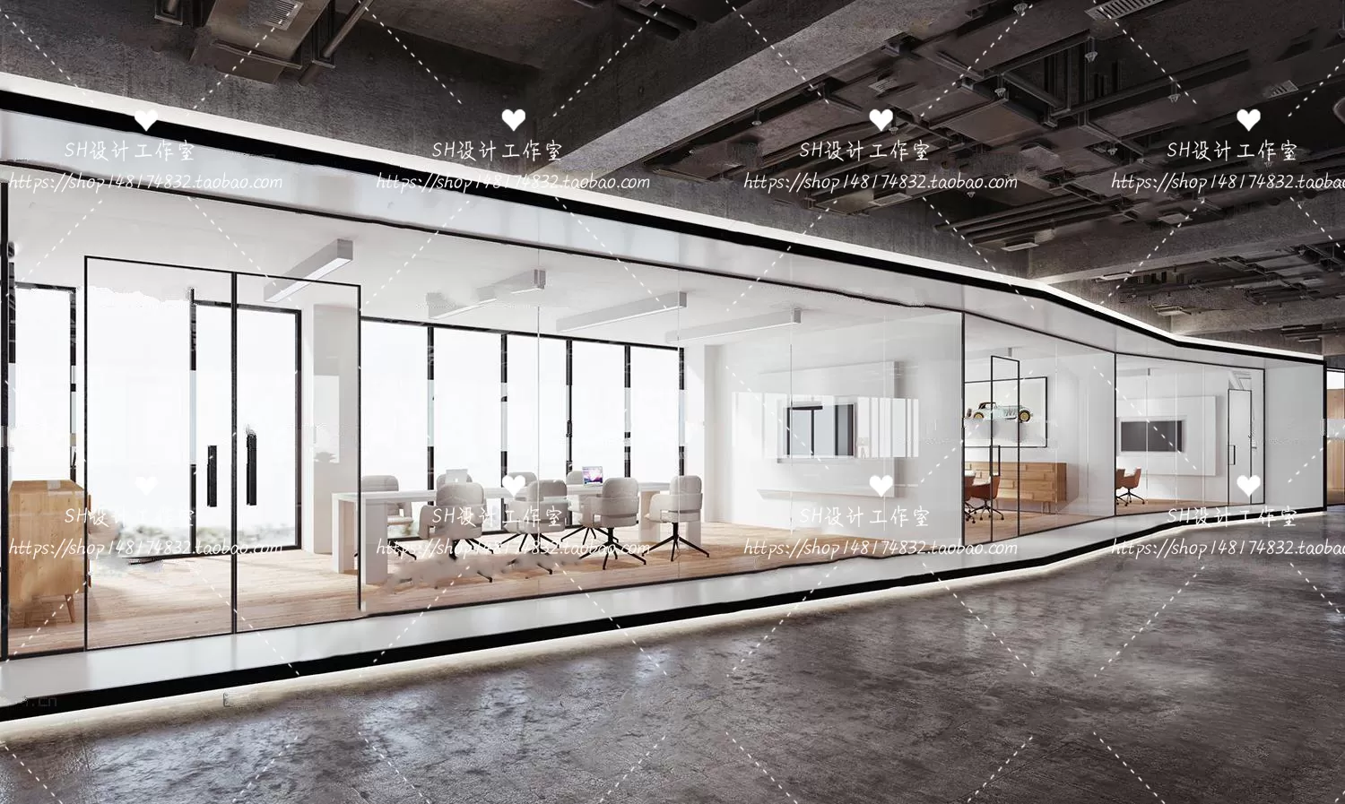 MEETING ROOM 3D SCENES – VRAY RENDER – 51