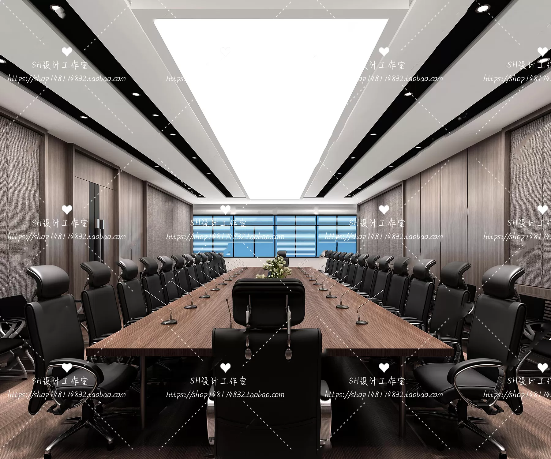 MEETING ROOM 3D SCENES – VRAY RENDER – 69