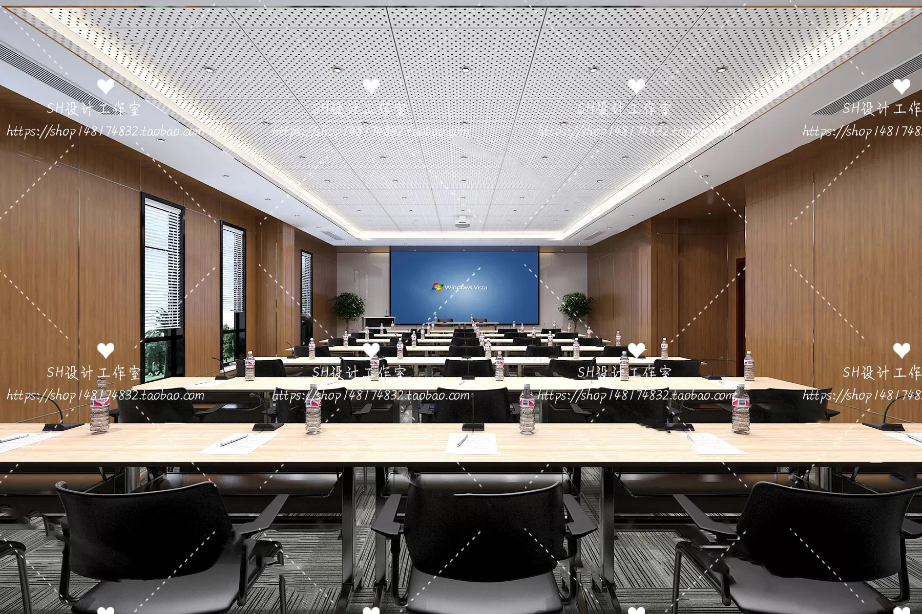 MEETING ROOM 3D SCENES – VRAY RENDER – 71