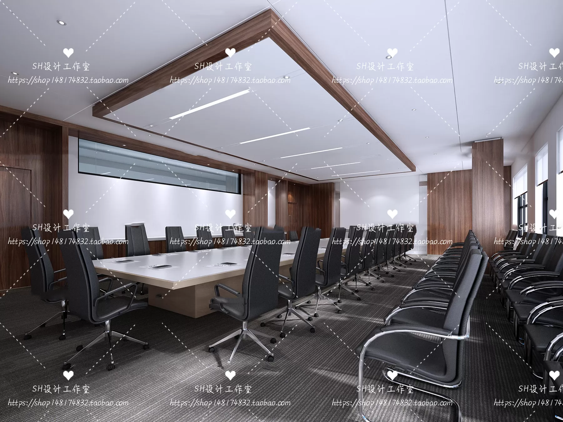MEETING ROOM 3D SCENES – VRAY RENDER – 75